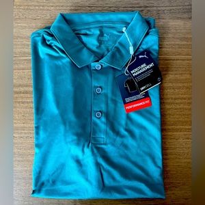 Brand new green Puma Rotation performance golf shirt with original tags.